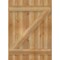 Ekena Millwork Joined Board-n-Batten Shutters w/Z-Bar, Rough Sawn Western Red Cedar, 26 7/8W x 37H, PR RBJ06Z26X037RWR - alternate 4